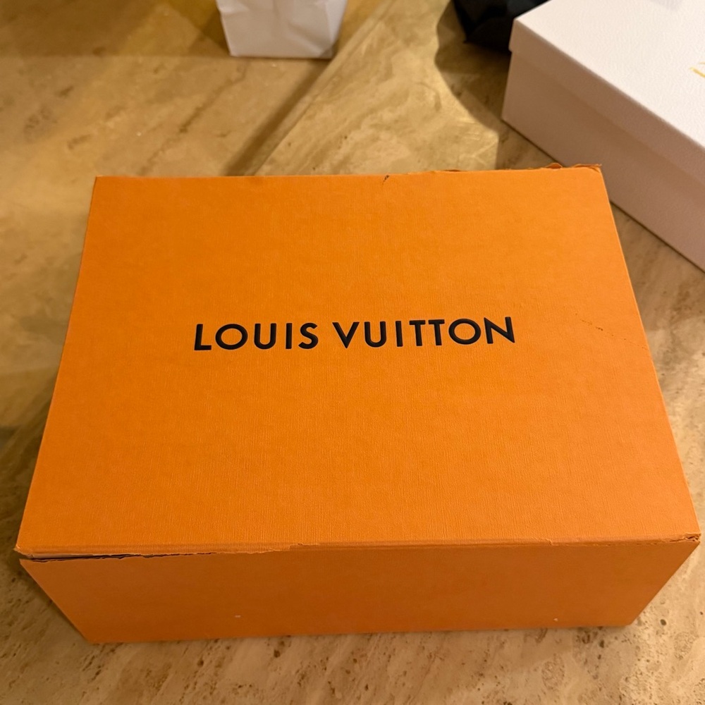 Louis Vuitton Orange shoe Box